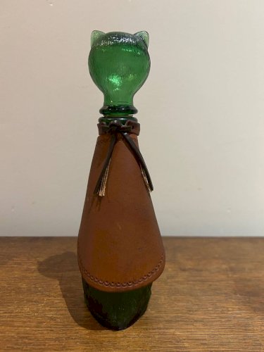 Bouteille chat années 60