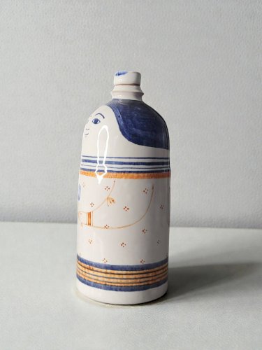 Bouteille en faïence Claude et Slavik Palley Années 70