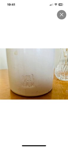 Bouteille en grès MKM vintage