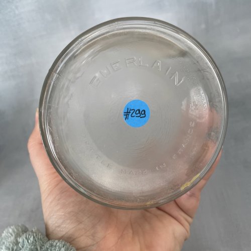 Bouteille flacon ancien 1 litre eau de Colögne du cöq Güerlaïn VIDE pour déco