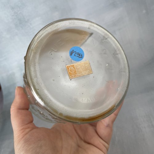 Bouteille flacon ancien 1 litre eau de Colögne impérïale Guërlaïn VIDE pour déco