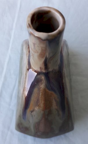 Bouteille flacon soliflore grès