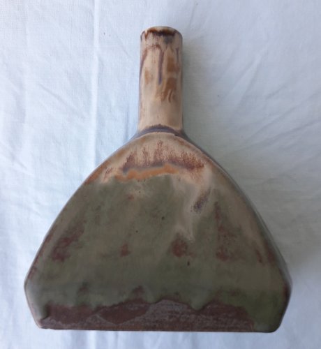 Bouteille flacon soliflore grès