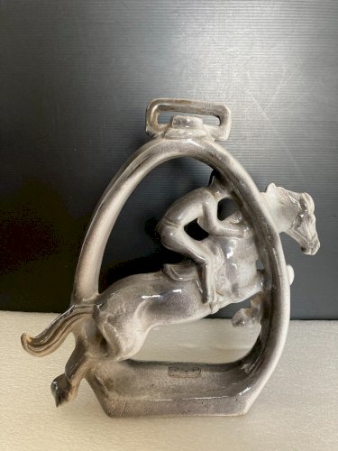 Bouteille Liqueur Garnier Enghien Paris Jockey Cheval vintage italie collection