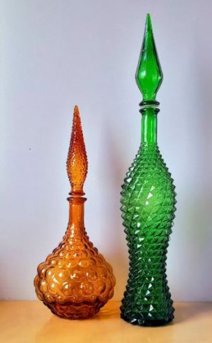 Bouteilles en verre Italien Empoli 1970