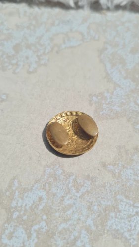 Bouton de col ancien émaillé cloisonné