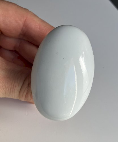 bouton poignee de porte olive en porcelaine et laiton n° 6