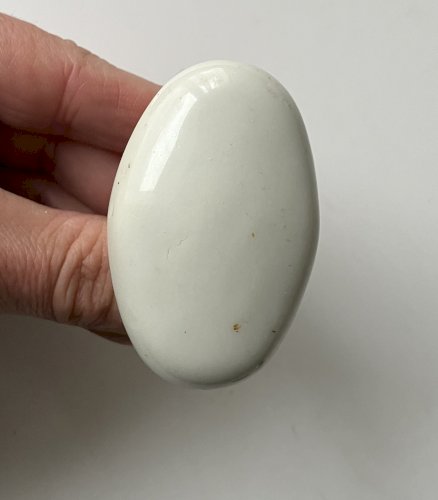 bouton poignee porte ancienne en porcelaine laiton - attention pour carre filete