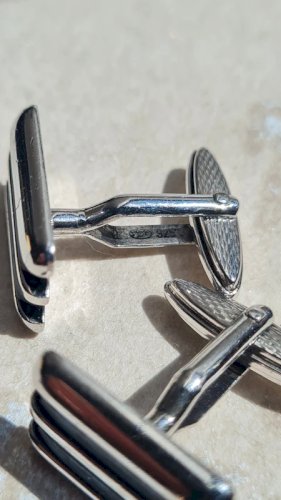 Boutons de manchette Dunhill - en argent 925
