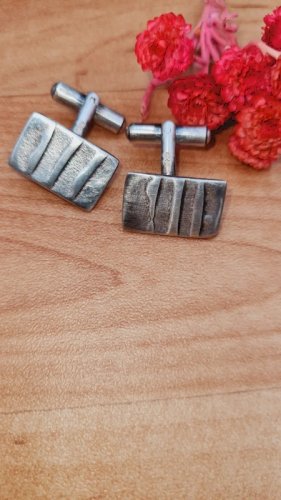 Boutons de manchette -en argent