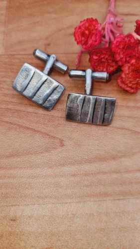 Boutons de manchette -en argent