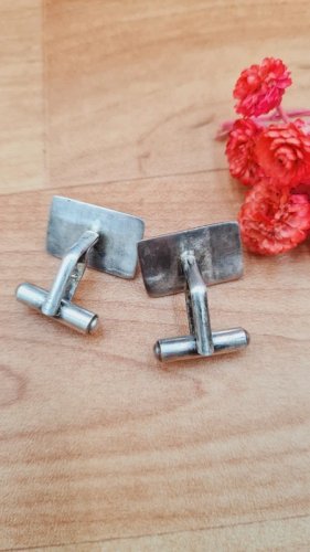 Boutons de manchette -en argent