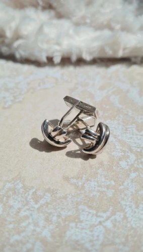 Boutons de manchette Tiffany & Co. 1992 en argent 925
