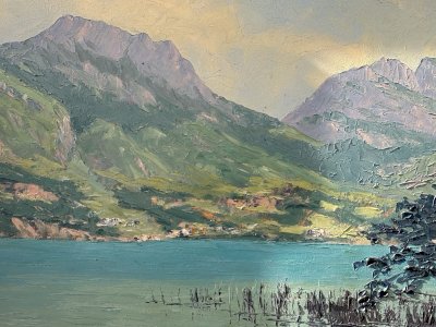 BOVIER-LAPIERRE Etienne HSP LAC D’ANNECY XXÈME PEINTURE DE MONTAGNE