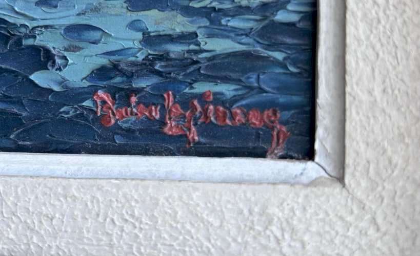 BOVIER-LAPIERRE Etienne HSP LAC D’ANNECY XXÈME PEINTURE DE MONTAGNE