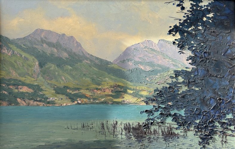 BOVIER-LAPIERRE Etienne HSP LAC D’ANNECY XXÈME PEINTURE DE MONTAGNE