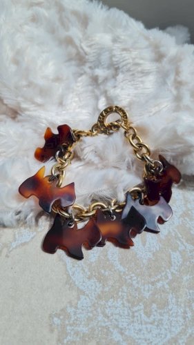 Bracelet Agatha vintage breloques petits chiens années 80