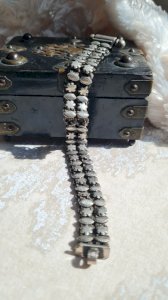 Bracelet ancien du Rajasthan en argent ethnique