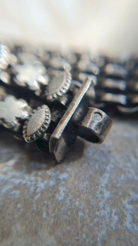 Bracelet ancien du Rajasthan en argent ethnique