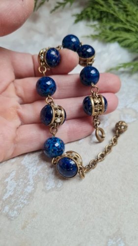 Bracelet ancien en pate de verre