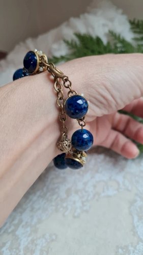 Bracelet ancien en pate de verre