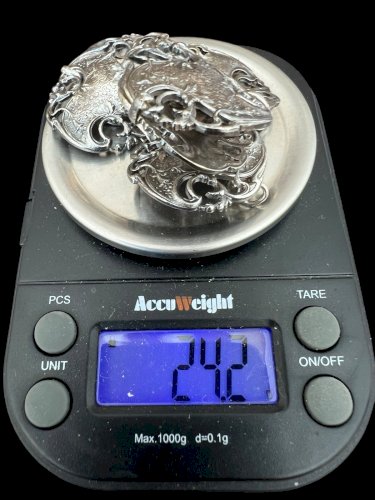 Bracelet Art nouveau vintage ancien Motif Végétaux