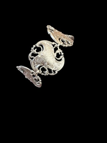 Bracelet Art nouveau vintage ancien Motif Végétaux