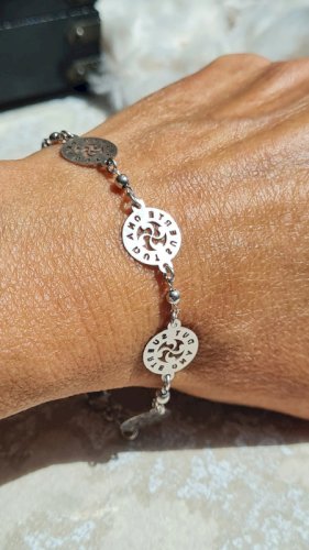 Bracelet basque en argent Suerte Ona Dut