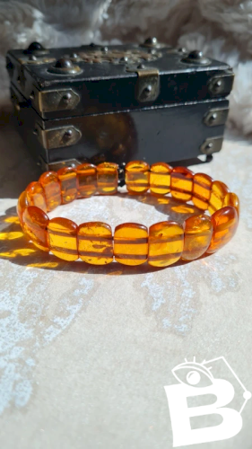 Bracelet en Ambre naturel - Bracelet vintage