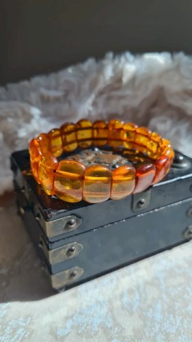 Bracelet en Ambre naturel - Bracelet vintage