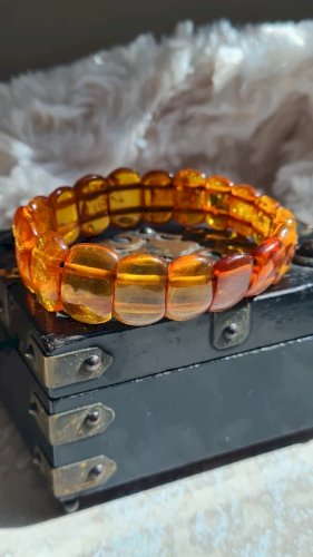 Bracelet en Ambre naturel - Bracelet vintage