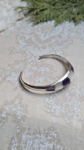 Bracelet en argent 800 en nacre