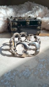 Bracelet en argent 925 - ancien - moderniste- Franz Scheuerle