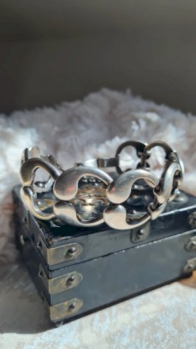 Bracelet en argent 925 - ancien - moderniste- Franz Scheuerle