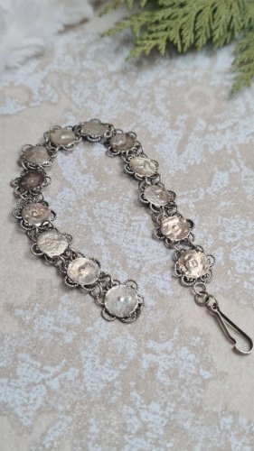 Bracelet en argent 925 filigrane ancien