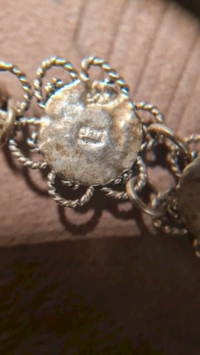 Bracelet en argent 925 filigrane ancien