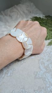 Bracelet en nacre vintage