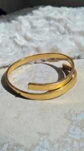 Bracelet Jonc Cécile Jeanne vintage années 80
