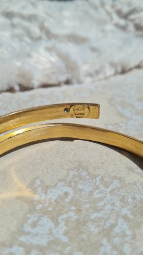 Bracelet Jonc Cécile Jeanne vintage années 80