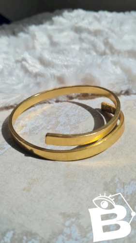 Bracelet Jonc Cécile Jeanne vintage années 80