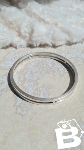 Bracelet - jonc en argent 925  signé FS