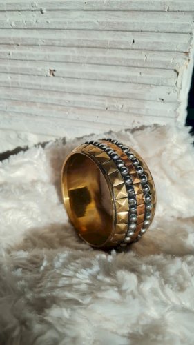 Bracelet jonc en laiton et cuivre