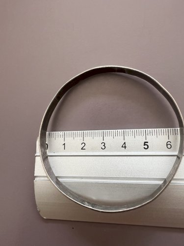 Bracelet Jonc vintage Ancien Argent Massif Poinçonné   Bijou Ethnique Retro