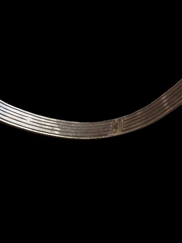 Bracelet Jonc vintage Ancien Argent Massif Poinçonné   Bijou Ethnique Retro