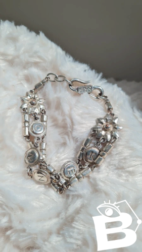 Bracelet Kenzo Paris en métal argenté