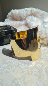 Hubert de Givenchy 1970s Cuff Bracelet (damaged)