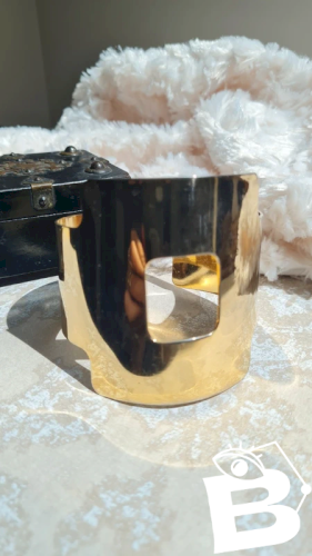 Bracelet Manchette Hubert de Givenchy années 70 (abîmé)