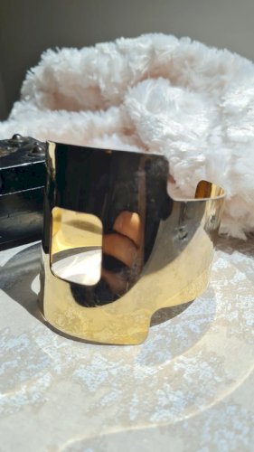 Bracelet Manchette Hubert de Givenchy années 70 (abîmé)