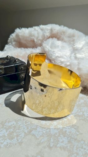 Bracelet Manchette Hubert de Givenchy années 70 (abîmé)