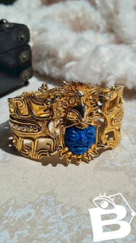 Bracelet Marbel S.G Salvador 14 Mexico - Bracelet aztèque